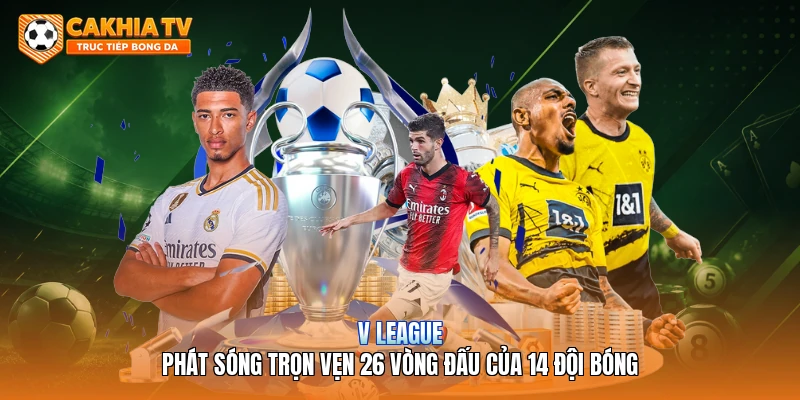 V League | Phát Sóng Trọn Vẹn 26 Vòng Đấu Của 14 Đội Bóng